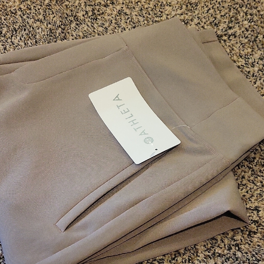 Athleta Tan Track Pants